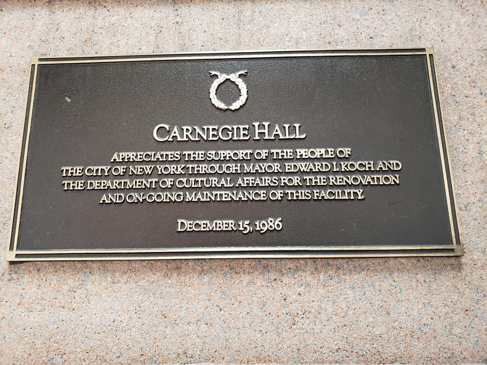 Carnegie plaque